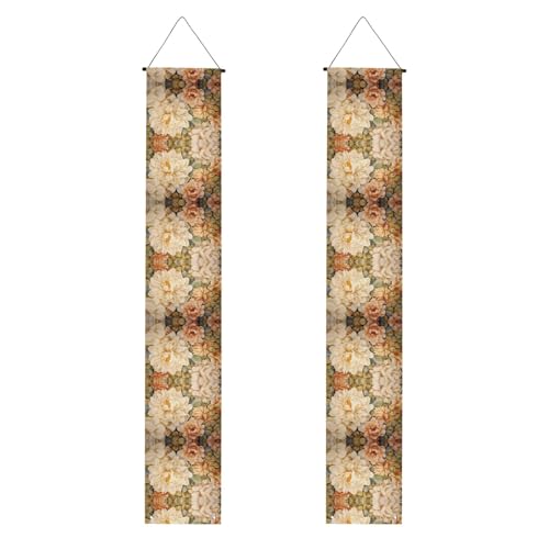 JKDGOJ Bild mit Blumen im Garten, Wandbehang, Banner zum Aufhängen, für den Innen- und Außenbereich, 30,5 x 180 cm JKDGOJ Bild mit Blumen im Garten, Wandbehang, Banner zum Aufhängen, für den Innen- und Außenbereich, 30,5 x 180 cm von JKDGOJ