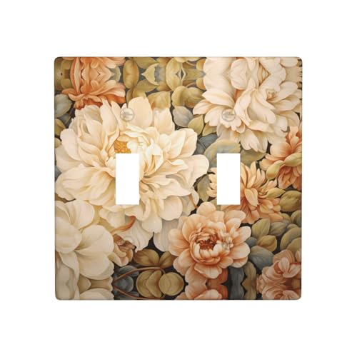 JKDGOJ Dekoratives Wandpaneel mit Blumen im Garten, 11,4 x 11,4 cm, geeignet für Steckdosen, die nicht leicht beschädigt werden JKDGOJ Dekoratives Wandpaneel mit Blumen im Garten, 11,4 x 11,4 cm, geeignet für Steckdosen, die nicht leicht beschädigt werden von JKDGOJ