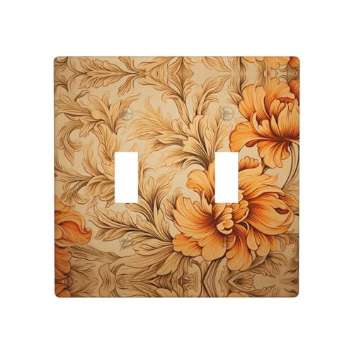 JKDGOJ Dekoratives Wandpaneel mit Blumen und Blättern, 11,4 x 11,4 cm, geeignet für Steckdosen, die nicht leicht beschädigt werden JKDGOJ Dekoratives Wandpaneel mit Blumen und Blättern, 11,4 x 11,4 cm, geeignet für Steckdosen, die nicht leicht beschädigt werden von JKDGOJ