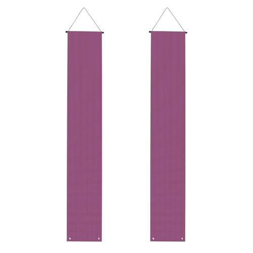 JKDGOJ Einfarbiges Bild in Traubenrot, Wandbehang, Banner zum Aufhängen, für den Innen- und Außenbereich, 30,5 x 180 cm von JKDGOJ