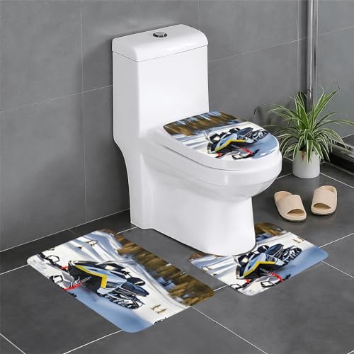 JKDGOJ Fortschrittliches Schneemobil Bild 3-teiliges Badezimmerteppich-Set – rutschfestes Badteppich-Set – leicht zu reinigen und zu pflegen – feuchtigkeitsblockierend und langlebig JKDGOJ Fortschrittliches Schneemobil Bild 3-teiliges Badezimmerteppich-Set – rutschfestes Badteppich-Set – leicht zu reinigen und zu pflegen – feuchtigkeitsblockierend und langlebig von JKDGOJ