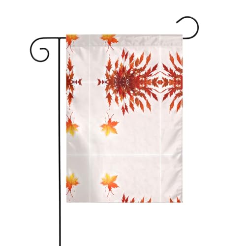 JKDGOJ Gartenflagge aus verpixeltem Ahorn, geeignet für alle Jahreszeiten, 30,5 x 45,7 cm von JKDGOJ
