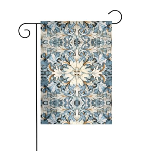 JKDGOJ Gartenflagge mit feinem Blumenmuster, geeignet für alle Jahreszeiten, 30,5 x 45,7 cm von JKDGOJ