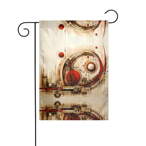 JKDGOJ Gartenflagge mit seltsamen Mustern, geeignet für alle Jahreszeiten, 30,5 x 45,7 cm von JKDGOJ