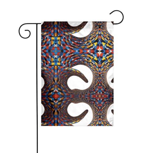 JKDGOJ Mobius Gartenflagge, Gartenflagge, geeignet für alle Jahreszeiten, 30,5 x 45,7 cm von JKDGOJ