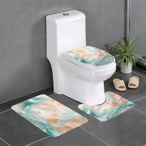JKDGOJ Smooth Silk Picture 3-teiliges Badezimmerteppich-Set, rutschfestes Badteppich-Set, leicht zu reinigen und zu pflegen, feuchtigkeitsblockierend und langlebig JKDGOJ Smooth Silk Picture 3-teiliges Badezimmerteppich-Set, rutschfestes Badteppich-Set, leicht zu reinigen und zu pflegen, feuchtigkeitsblockierend und langlebig von JKDGOJ