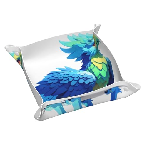 Jkdgoj Pixel Griffin Bilder-Leder-Aufbewahrungstablett, klein, hochwertiges PVC, doppelseitiges Ledertablett für bequeme Aufbewahrung und Organisation Jkdgoj Pixel Griffin Bilder-Leder-Aufbewahrungstablett, klein, hochwertiges PVC, doppelseitiges Ledertablett für bequeme Aufbewahrung und Organisation von JKDGOJ