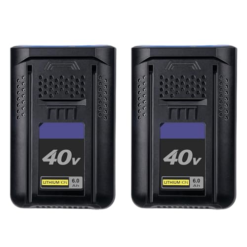 2 Stück 40V 6,0Ah Akku-Ersatzteil Für Kabellose Elektrowerkzeuge, Kompatibel Mit Kobalt KB245-06 KB540-06 KB2540C-06 KB440-03 KB440-06 KB640-03 KB240-06 Rasenmäher von JKDND