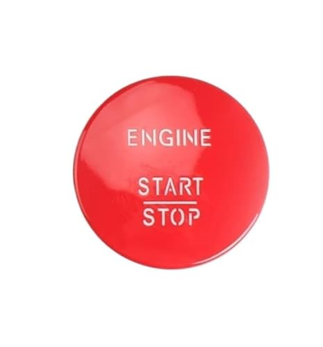Auto Zündschloss Keyless Go Start Stop Push Button Motor Zündung Schalter 2215450714 FIT Für Mercedes-Benz W164 W205 W221 W176 W166 Zündstartschalter(Red (1PC)) von JKELPV