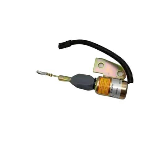 Magnet 12-V-Abschaltmagnet 3991167 3964627 SA-4941-12 87420952 Passend für Cummins 3.9L 4BT Passend für Hyundai-Dieselmotor Abschaltmagnetventil(12V 3991167) von JKELPV