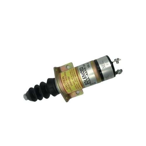 Magnet 1502ES-12C6U1B1S2 1502-24C6U1B2S1A 12V 24V Tankstopp-Magnetschalter Passend für Cummins Passend für Woodward Passend für Lister Abschaltmagnetventil(12V) von JKELPV