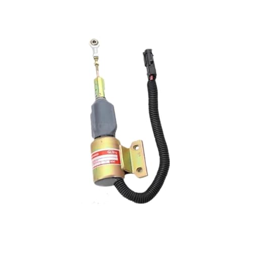 Magnet 3932529 Kraftstoffabschaltmagnet 3930658 SA-4756-12 J932529 Passend für Hyundai R130 R170 Case IH Motor 4BT 5.9L 6BT 5.9L Abschaltmagnetventil(3932529) von JKELPV