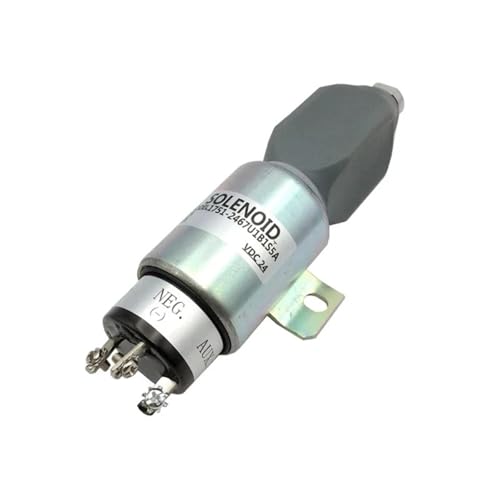 Magnet Dieselmotor Kraftstoffabschaltung Cut-off Stop Elektromagnetische Schwelle 1751-1267U1B1S5A3864274 SA-3766T 1700-2536 SA-3933-24 Abschaltmagnetventil(24V) von JKELPV