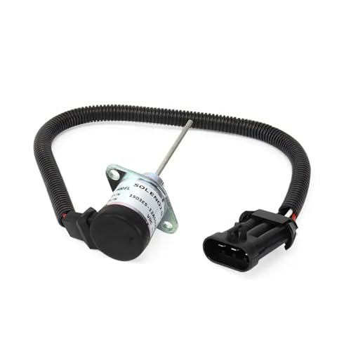 Magnet Drosselklappensteuerungs-Magnetventil 12 V 1503ES-12A5SUC9S Kraftstoffabschalt-Stopp-Magnetventil Passend für Kubota-Motor Abschaltmagnetventil Magnet Drosselklappensteuerungs-Magnetventil 12 V 1503ES-12A5SUC9S Kraftstoffabschalt-Stopp-Magnetventil Passend für Kubota-Motor Abschaltmagnetventil von JKELPV
