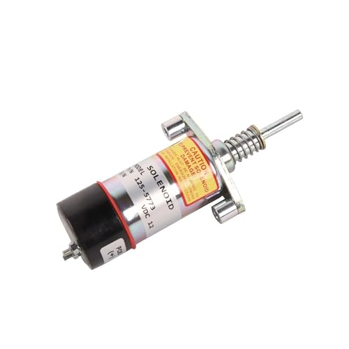 Magnet Kraftstoffabschaltungsmagnet 125-5773 8C9986 Passend für CAT 3204 3304 3406B 3306 3306B Drosselklappensteuerungsmagnet Abschaltmagnetventil Magnet Kraftstoffabschaltungsmagnet 125-5773 8C9986 Passend für CAT 3204 3304 3406B 3306 3306B Drosselklappensteuerungsmagnet Abschaltmagnetventil von JKELPV