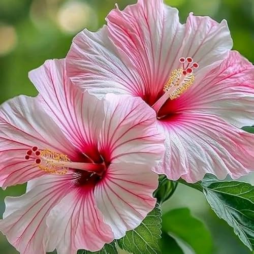 Garten Hibiskus, Hibiscus Syriacus Heckenpflanzen BlüHend, Bienenfreundlich, Winterhart, Ideal FüR Hecken-5 zwiebeln-H von JKFBNGIUJR