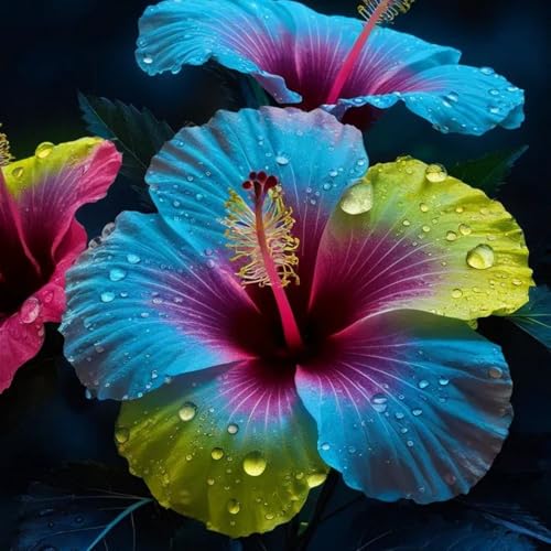 Hibiskus – Garten-Hibiskus, FüR Beete Und TöPfe Geeignet, Winterhart Und MehrjäHrig, SchöNe BlüTen, BlüTezeit Juli Bis September-2 zwiebeln-F Hibiskus – Garten-Hibiskus, FüR Beete Und TöPfe Geeignet, Winterhart Und MehrjäHrig, SchöNe BlüTen, BlüTezeit Juli Bis September-2 zwiebeln-F von JKFBNGIUJR