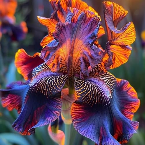 Iris-PflanztöPfe – MehrjäHrige Gartenpflanzen, Winterharte Und Trockenheitsresistente Zwiebeln-8 zwiebeln-B von JKFBNGIUJR