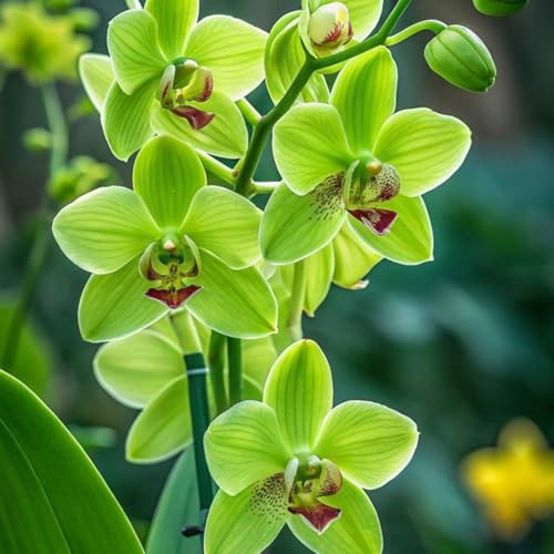 KäLtebestäNdige Cymbidium-Orchideen, Fensterbank- Und Topfdekoration, Geeignet FüR Frauen, MäNner, Kinder Und AnfäNger-15 Zwiebeln-F von JKFBNGIUJR