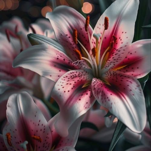 Lilienzwiebeln, MehrjäHrige Und Winterharte Blumenzwiebeln, Gemischte Sorten FüR Garten Und Topf-2 Zwiebeln-G von JKFBNGIUJR