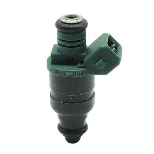 4 STÜCKE Kraftstoffeinspritzdüse Öleinspritzdüse, kompatibel for Golf Mk3 Mk4 - A3 SEAT SKODA 1.6L-2.0L 037906031AA(Black green-1pcs) von JKFMCD