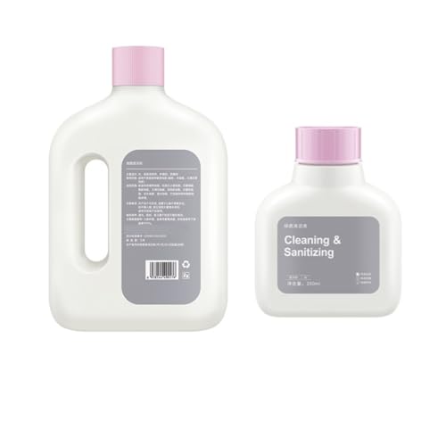 Bodenreiniger-Ersatzlösung for die Bodenreinigung, kompatibel mit MIJIA 4C/2C/3Max/2Pro M40S/M30/H40 Omni Mop 1S(1L+200Ml) von JKFMCD