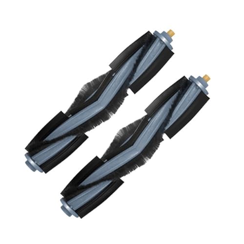 JKFMCD Staubsaugerzubehör Mopp-Staubbeutel Hepa-Filter Hauptseitenbürste Mülleimer, kompatibel for Ecovacs T10 Omni(2pcs Main Brush) von JKFMCD