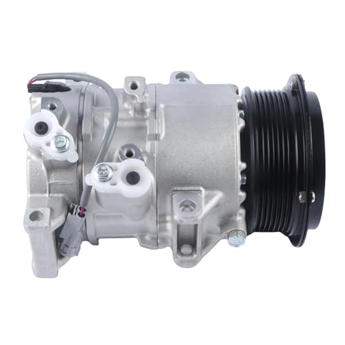 Kompressor-Klimaanlagen-Kühlpumpe, kompatibel mit Hiace Van 12 V R134A 88310-2F030 447260-0975 88310-42270 447260-1203 Kompressor-Klimaanlagen-Kühlpumpe, kompatibel mit Hiace Van 12 V R134A 88310-2F030 447260-0975 88310-42270 447260-1203 von JKFMCD
