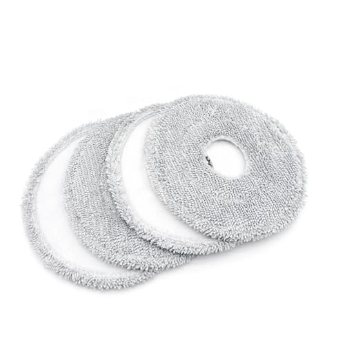 Staubsauger-Ersatzteile Gummi Haupt-/Haarschnitt-/Seitenbürstenfilter Mopplappen ， kompatibel mit Mijia M40(Mop 4PC) von JKFMCD