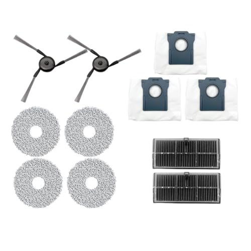Staubsauger-Ersatzteile Gummi Haupt-/Haarschnitt-/Seitenbürstenfilter Mopplappen ， kompatibel mit Mijia M40(Parts Kit 1) von JKFMCD