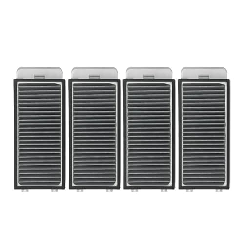 Staubsaugerteile Hauptwalze Seitenbürste Hepa-Filter Mopptuch Staubbeutel, Kompatibel for Dreame X50 Ultra(4pcs filter) von JKFMCD