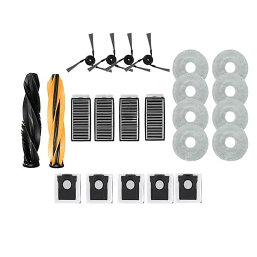 Staubsaugerzubehör Bürstenfilter Mopptuchbeutel, Kompatibel for Dreame X50 Ultra(23 As shown) von JKFMCD