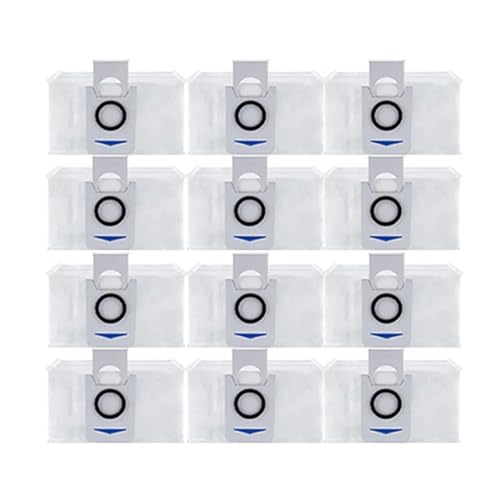 Staubsaugerzubehör Mopp-Staubbeutel Hepa-Filter Hauptseitenbürste Mülleimer, kompatibel for Ecovacs T10 OMNI(12pcs dust bag) von JKFMCD
