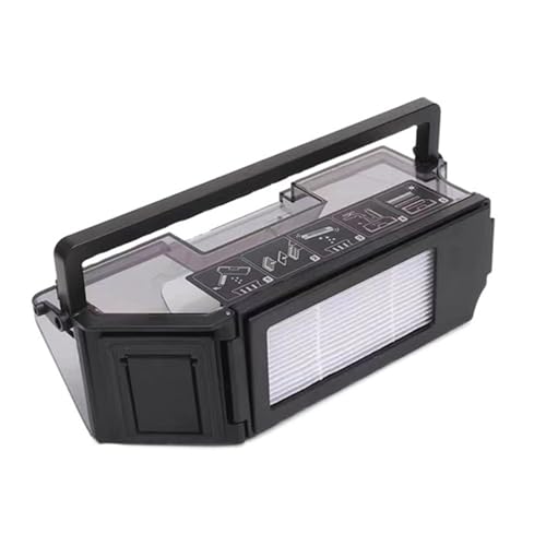 Staubsaugerzubehör Mopp-Staubbeutel Hepa-Filter Hauptseitenbürste Mülleimer, kompatibel for Ecovacs T10 OMNI(1pcs Filter box) von JKFMCD