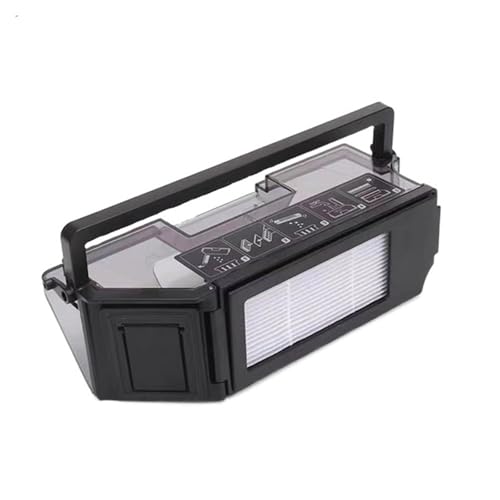 Staubsaugerzubehör Mopp-Staubbeutel Hepa-Filter Hauptseitenbürste Mülleimer, kompatibel for Ecovacs T10 OMNI(1pcs Filter box) von JKFMCD