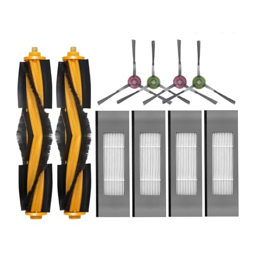 Staubsaugerzubehör: Hauptbürste, Seitenbürste, Filter, Staubbeutel, Hepa-Filter, kompatibel mit ECOVACS Deebot T8 AIVI T9 AIVI N8 Pro(10 As shown) von JKFMCD