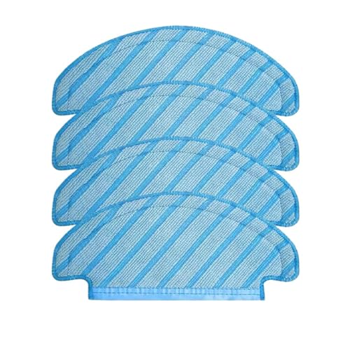 Staubsaugerzubehör: Hauptbürste, Seitenbürste, Filter, Staubbeutel, Hepa-Filter, kompatibel mit ECOVACS Deebot T8 AIVI T9 AIVI N8 Pro(4 mop cloth) von JKFMCD