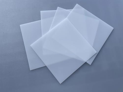 1 Stück 2 mm dicke, opalmattierte, doppelseitige matte PS-Diffusorplatte for LED-Beleuchtungsabdeckung – UV-beständig und hohe Lichtdurchlässigkeit(150x250x2mm) von JKFNAGOE