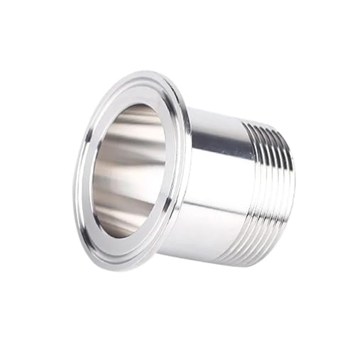 1 Stück Tri-Clamp-Außengewindefitting aus Edelstahl 304 – 50,5 mm, 64 mm, 77,5 mm – langlebige Sanitärverbindung(25.4MMx10) von JKFNAGOE