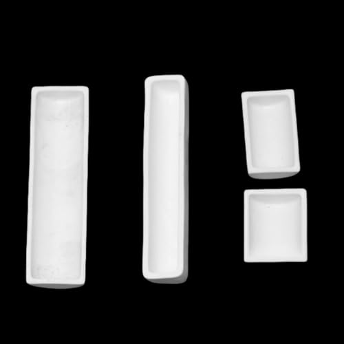 1 Stück hochreiner 99% Aluminiumoxid-Tiegel mit quadratischem Bogenboden und Korund for die thermische Analyse im Labor(100 * 40 * 25mm) von JKFNAGOE