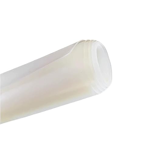 1 Stück weiße Silikonkautschuk-Plattenmatte – vielseitige Dicke von 0,5 mm bis 30 mm for verschiedene Anwendungen(100mm x 100mm x 2.5mm) von JKFNAGOE