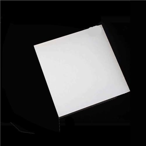 1 weiße Polypropylen-Kunststoffplatte for Heimwerkerprojekte – Dicke 3 mm bis 10 mm, vielseitige PP-Platte for Schlagpolster(8x100x100mm) von JKFNAGOE