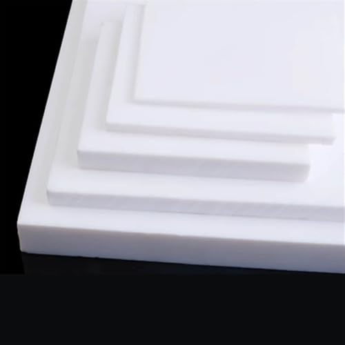 2 weiße Polypropylenplatten – PP-Kunststoffplatten for Heimwerkerprojekte (100 x 100 mm, 100 x 150 mm, 150 x 200 mm, 200 x 200 mm)(4x150x200mm) von JKFNAGOE