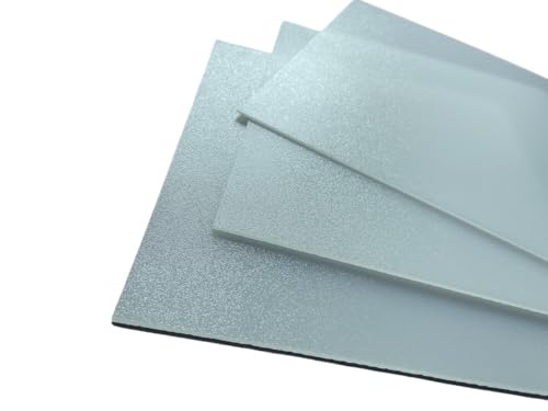 Milchig-weiße, doppelseitige, mattierte Acryl-Diffusorplatte for LED-Leuchten – 1,4 mm dicke, hochdurchlässige Abdeckung(200X300MM 1PCS) von JKFNAGOE