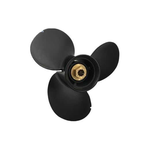 Ersatzteile 10 3/8x13 Propeller-kompatibler Außenbordmotor 9,9 PS 18 PS 25 PS 10 Zahnspline 48-19640A40 Aluminium-Marinezubehör von JKGVNCT
