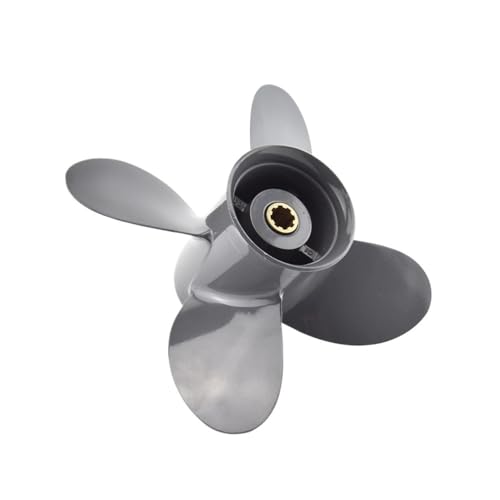 Ersatzteile Außenbordpropeller kompatibel mit 8 PS 9,9 PS 10 PS 15 PS 20 PS 9 1/4 * 10 Meeresmotor 4 Aluminiumschraube 8 Spline Marine Motor Ersatzteile Außenbordpropeller kompatibel mit 8 PS 9,9 PS 10 PS 15 PS 20 PS 9 1/4 * 10 Meeresmotor 4 Aluminiumschraube 8 Spline Marine Motor von JKGVNCT