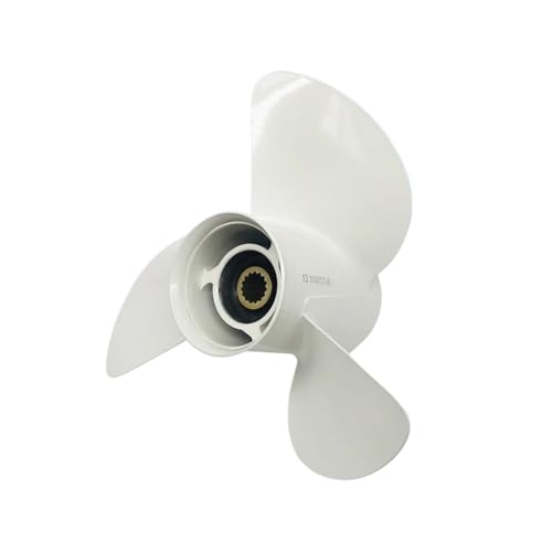 Ersatzteile Bootspropeller 13 1/4x17 Kompatibler Außenbordmotor 50-130 PS Aluminium 15 Zahnspline 6e5-45945-01-el Motor von JKGVNCT