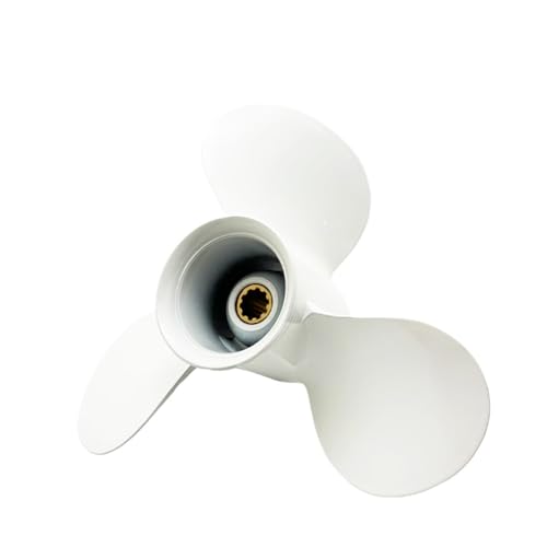 Ersatzteile Kompatibler Außenboardmotor -Propeller 20 PS 25 PS 30 PS Marine Aluminiumschraube 3 10 Spline Anpassungen 9 7/8 * 14 Zoll Marine von JKGVNCT