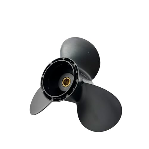 Ersatzteile Marine Propeller for 25-30 P kompatibel mit 10 1/4 × 12 Aluminium Außenborder Motor 58100-96480-019 3 10 Spline-Zähne Marine von JKGVNCT