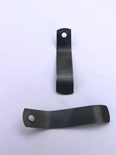 20 Stück Wechselrahmenfedern 40 mm Stahl gebläut von JKI